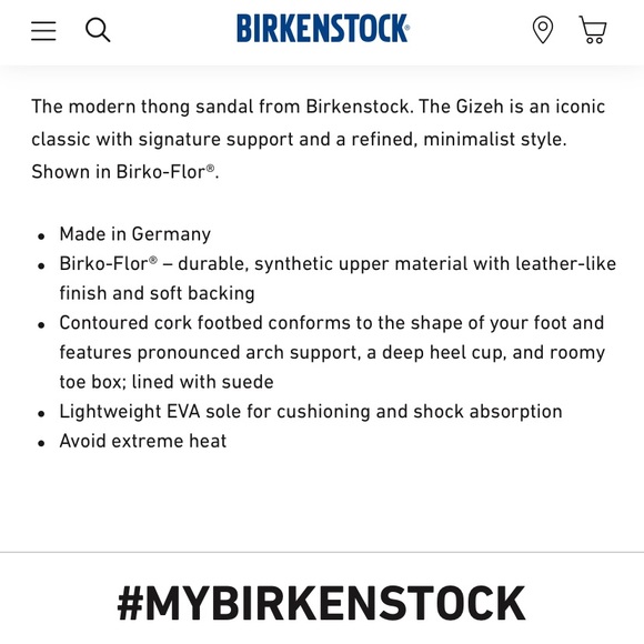 NEW Birkenstock Gizeh sandals black 9; 10 womens - Picture 3 of 4